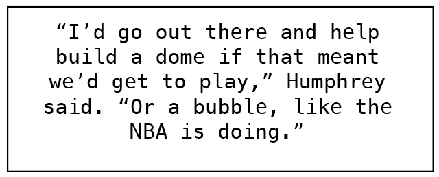 Cam Humphrey quote